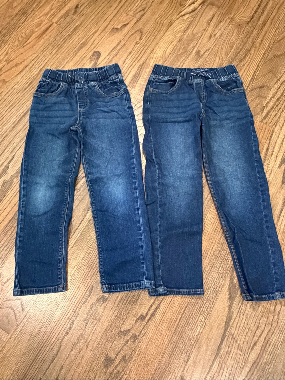 jumping beans Dark Blue Elastic Waist Kids Jeans Duo